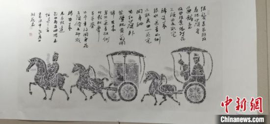 圖為傳拓作品?！〈蘖?攝