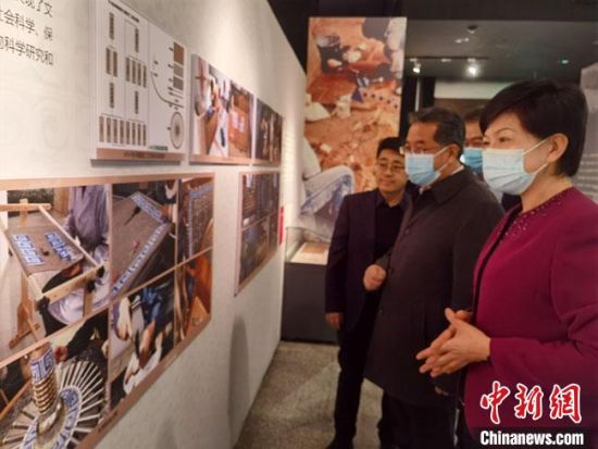 圖為展覽現(xiàn)場?！●T志軍 攝