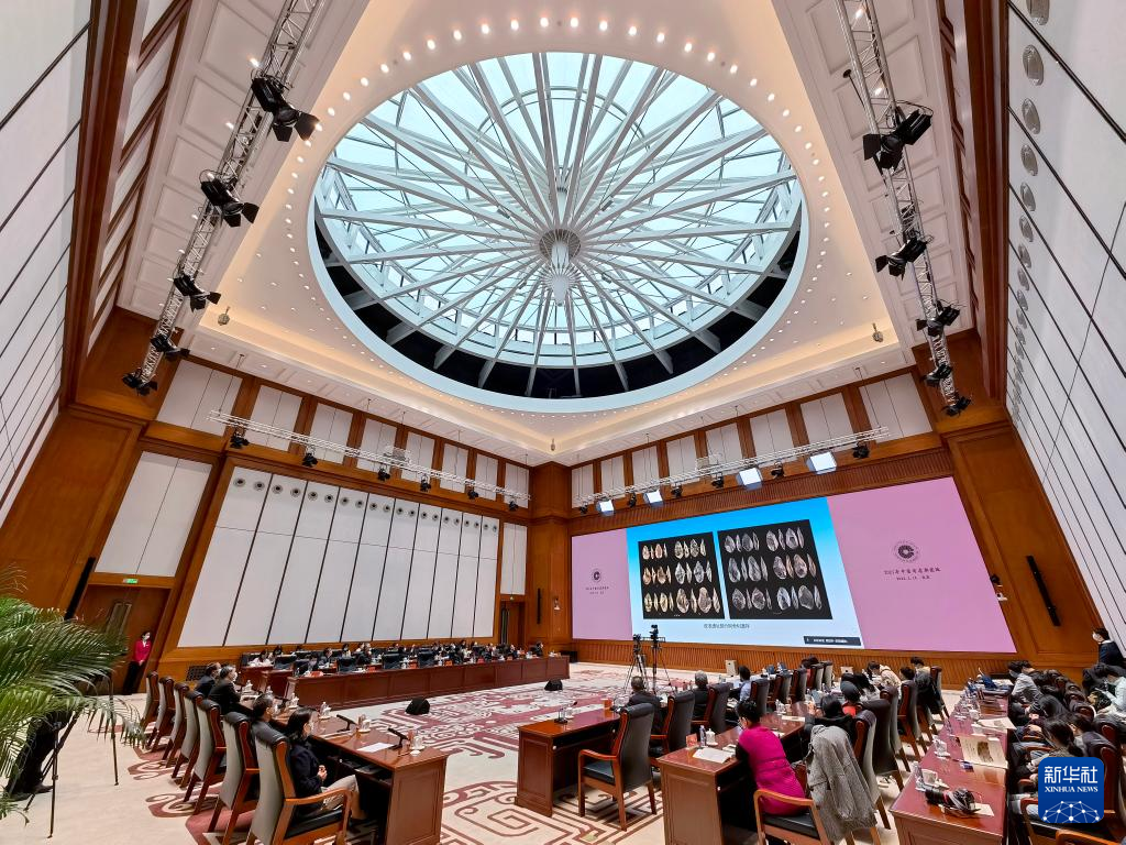 3月18日，“中國社會科學(xué)院考古學(xué)論壇·2021年中國考古新發(fā)現(xiàn)”進行入選項目報告環(huán)節(jié)（手機照片）。