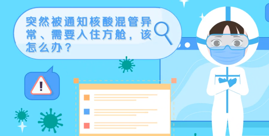 微動(dòng)畫|突然被通知核酸混管異常、需要入住方艙，該怎么辦？