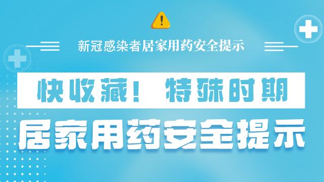 海報(bào)|快收藏！特殊時(shí)期，居家用藥安全提示→