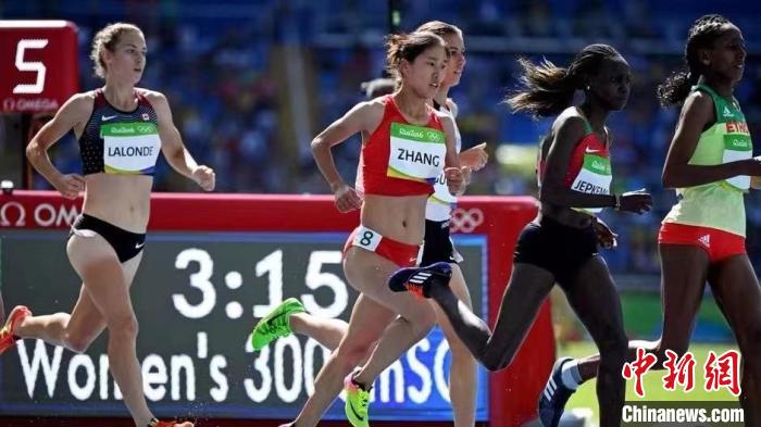 2016年8月，中國選手張新艷參加里約奧運會田徑女子3000米障礙賽預賽。(資料圖) 受訪者供圖