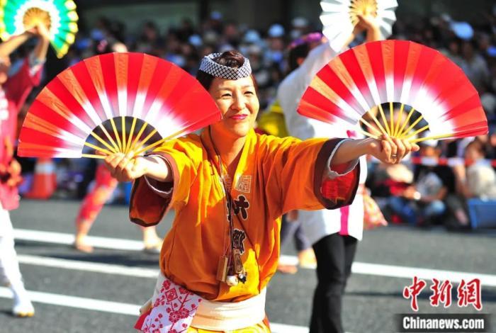 日本仙臺(tái)七夕祭。孫冉 攝