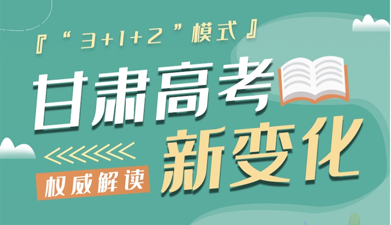 長(zhǎng)圖|甘肅2024年高考新變化：“3+1+2”模式提前了解！